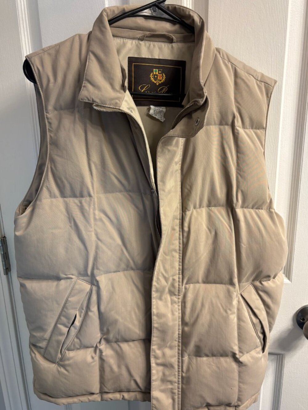 Loro Piana Beige Quilted Puffer Vest | Luxury Italian Outerwear